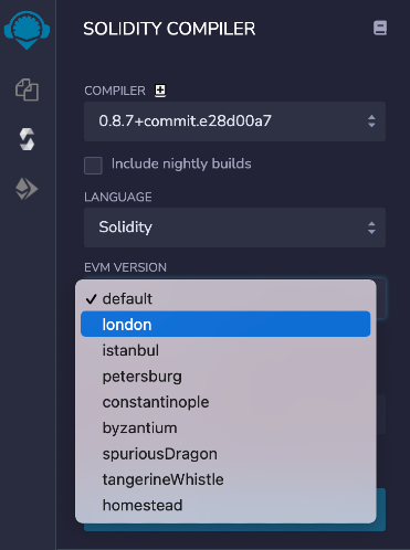 Solidity Complier